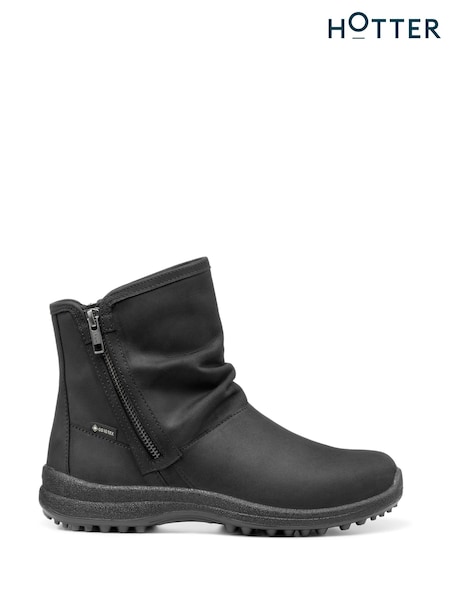 Hotter Black Extra Wide Fit Terrain GTX Zip-Fastening Boots (AC5856) | €198