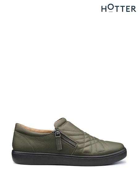 zelena - Hotter Poppy Slip-On Zip Shoes (AC5859) | € 104