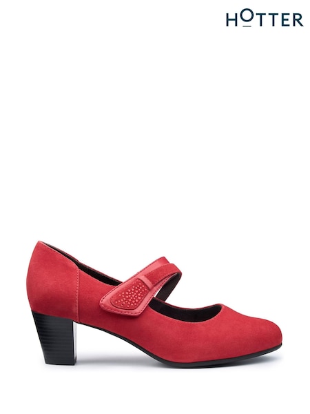 rdeča - Hotter Samba Touch-Fastening Regular Fit Shoes (AC5894) | € 117