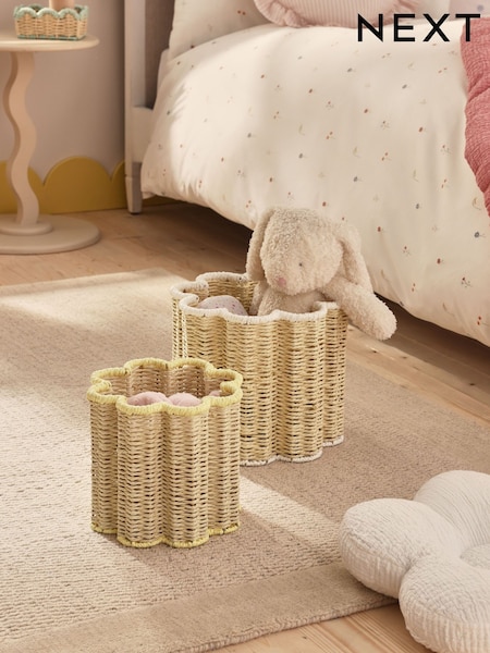 Set of 2 Multi Daisy Baskets (AC5911) | BGN 132