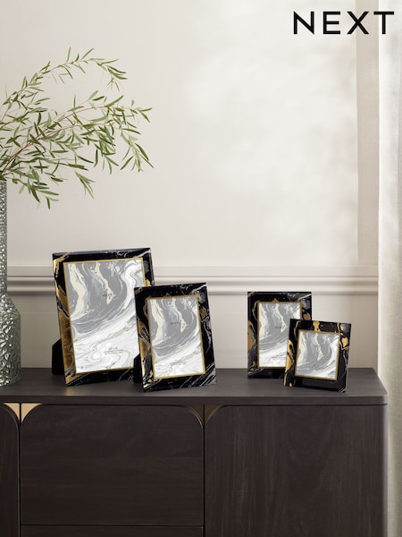 Black white Marble Glass Photo Frame (AC5914) | €11 - €18