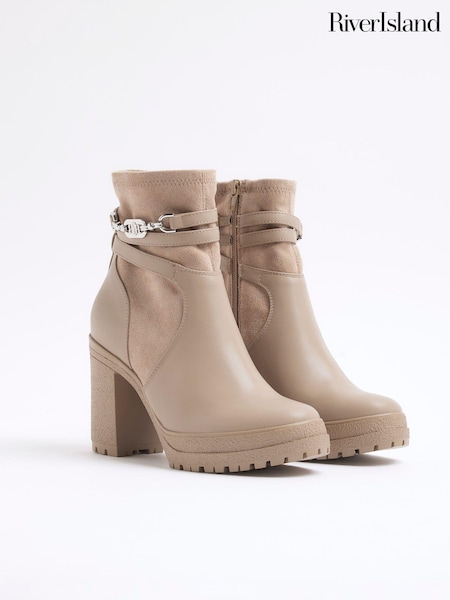 River Island Strap Heeled Boots (AC5953) | 33 €