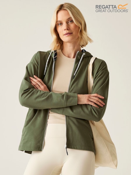 Regatta Green Womens Bayletta Full Zip Hoodie (AC6098) | ₪176