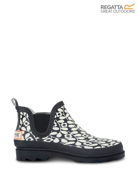 Regatta Black Womens Orla Kiely Mid Wellies (AC6140) | €50