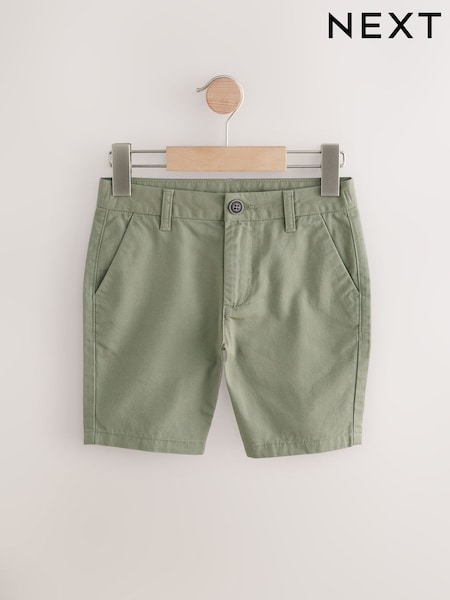 Khaki Green Chino Shorts (3-16yrs) (AC6190) | R$ 80 - R$ 125