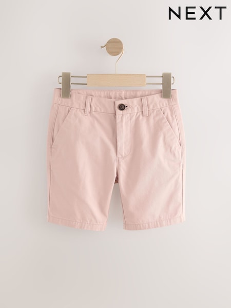 Blush Pink Chino Shorts (3-16yrs) (AC6197) | R$ 80 - R$ 125