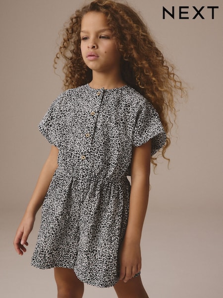 أسود/أبيض مطبوع - Playsuit (3-16yrs) (AC6242) | ‏61 د.إ.‏ - ‏ 86‏ د.إ.