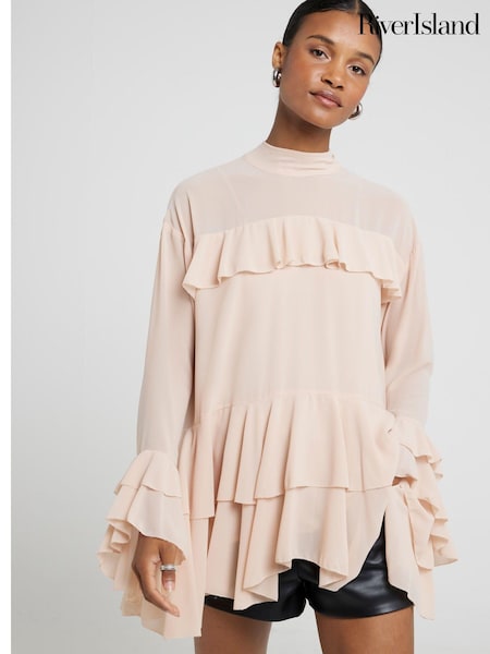 River Island Ruffle Blouse (AC6302) | 175 LEI