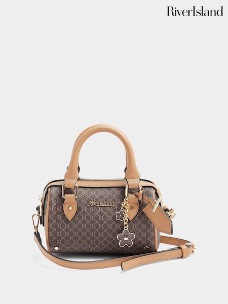 River Island Brown Mini Cross-Body Bowler Bag (AC6322) | 1,682 UAH