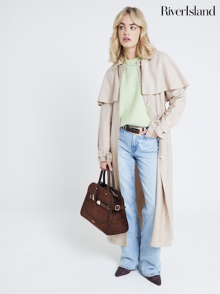 River Island Cape Trench Coat (AC6364) | €105