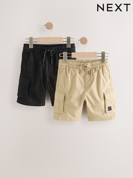 Svart/Sand - Cargoshorts (3-16år) (AC6424) | kr368 - kr535
