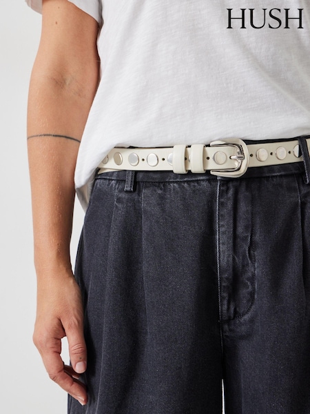 Vit - Hush Seren Studded Leather Belt (AC6537) | kr1 470
