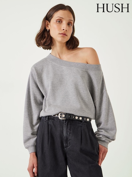 Hush Black Seren Studded Leather Belt (AC6540) | €99