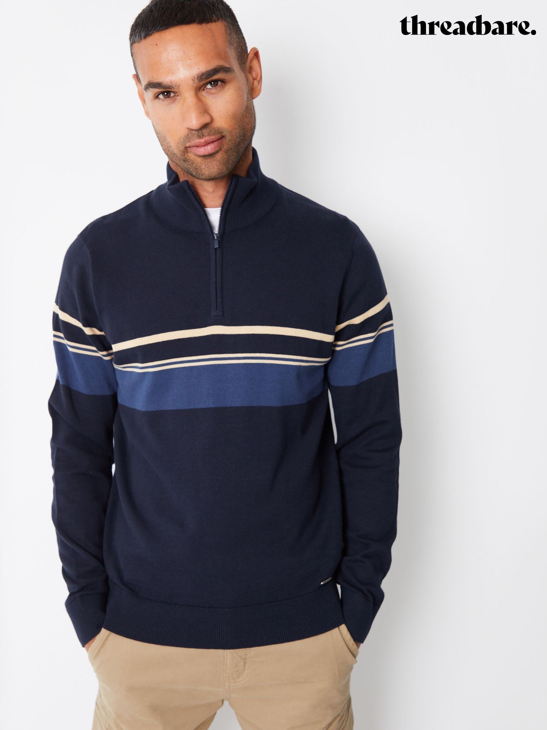 Striped jumpers mens best sale