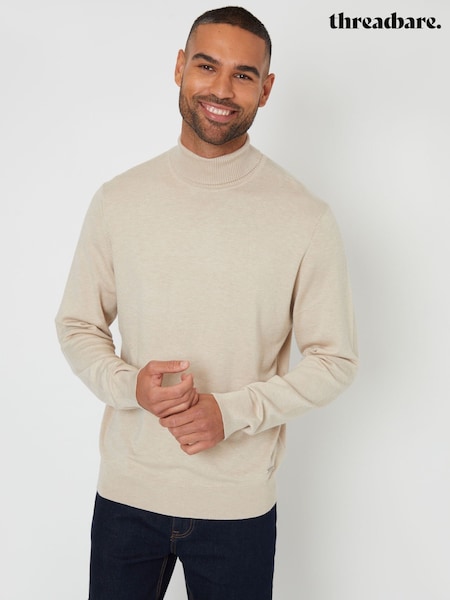 Threadbare Brown Knitted Roll Neck Jumper (AC6622) | R$ 230