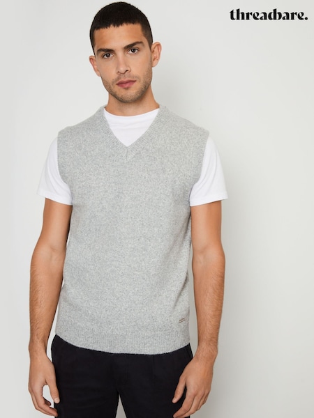 Threadbare V-Neck Knitted Vest (AC6658) | ‏66 د.إ.‏