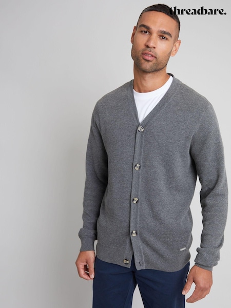 siva - Threadbare Cotton Blend Knitted Cardigan (AC6723) | € 34