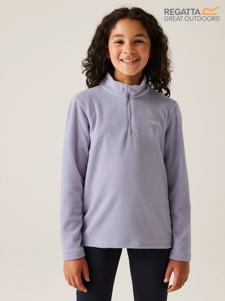 Regatta Purple Hot Shot II Half Zip Fleece (AC6768) | $17