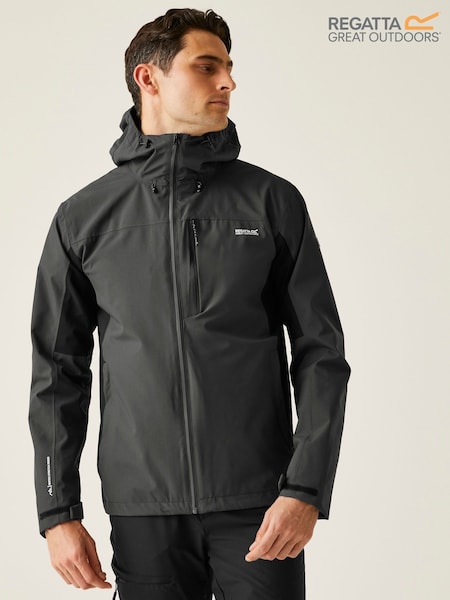 Gri - Regatta Mens Birchdale II Waterproof Jacket (AC6775) | 521 LEI