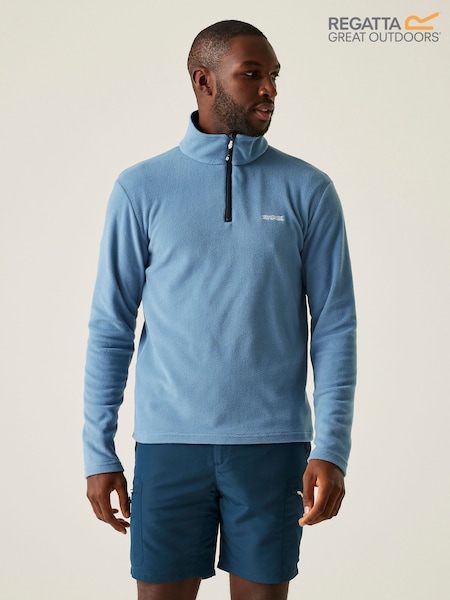 Regatta Blue Mens Thompson Lightweight Half Zip Fleece (AC6790) | AED111