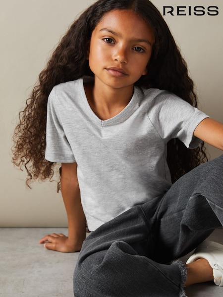 Reiss Bailey Cotton-Blend V-Neck T-Shirt (AC6810) | 15 €