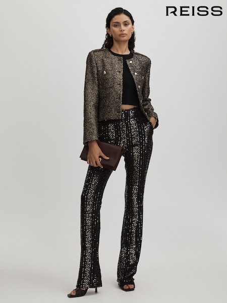 Halston Striped Sequin Trousers (AC6816) | 36,409 UAH