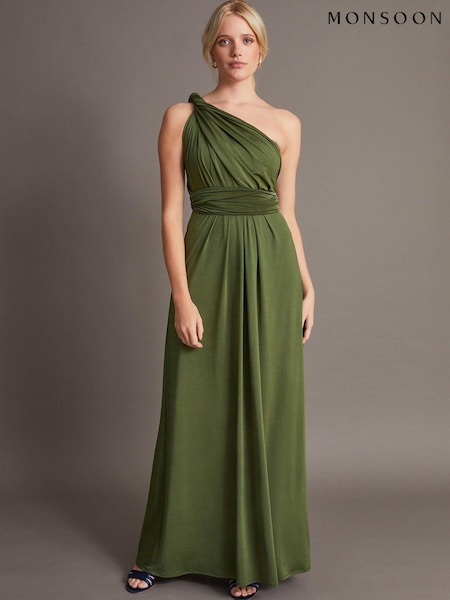 أخضر - Monsoon Thea Multiway Bridesmaid Dress (AC6877) | ‏60 ر.ع.‏
