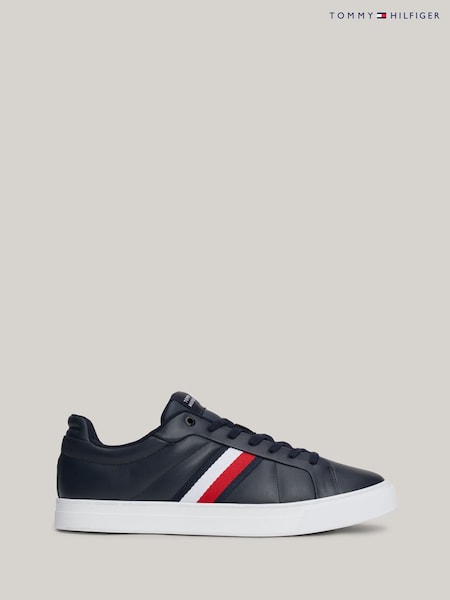 Tommy Hilfiger Blue Tommy Hilfiger Blue Icon Court Leather Trainers (AC6902) | €129