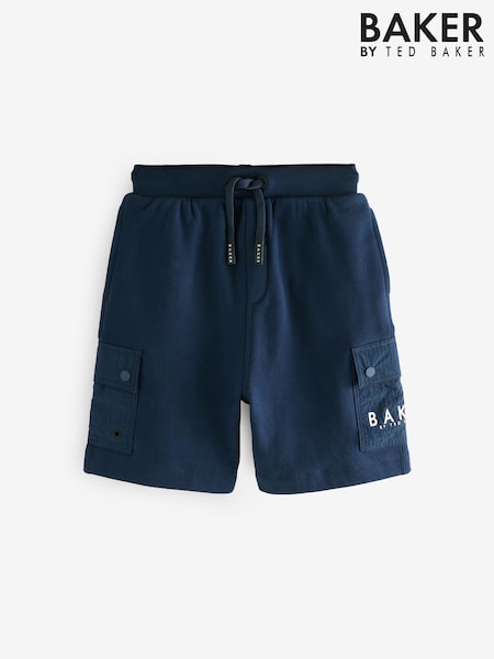 أزرق داكن - Baker by Ted Baker Nylon Pocket 100% Cotton Shorts (AC6988) | ‏144 د.إ.‏ - ‏ 179‏ د.إ.