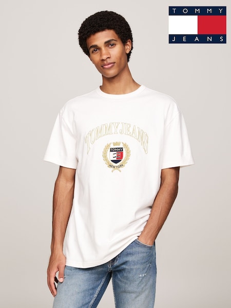 Tommy Jeans Regular Fit Gold Crest 100% Cotton T-Shirt (AC6997) | 50 €