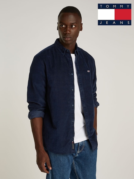 Синій - Tommy Jeans Tommy Jeans стандартний крій Вельветові сорочки (AC7023) | 3 905 грн