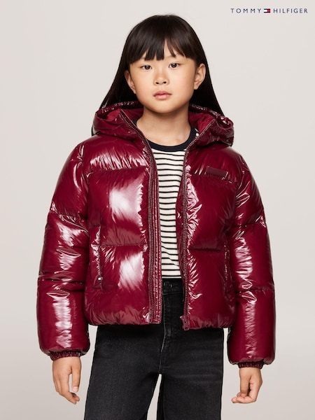 Tommy Hilfiger Red New York Glossy Puffer Jacket (AC7102) | ‏529 د.إ.‏