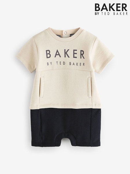 صخري - Baker By Ted Baker Short Sleeve Romper (AC7131) | ‏162 ر.ق. - ‏178 ر.ق.