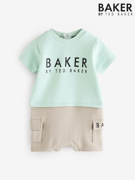 Baker by Ted Baker Short Sleeve Romper (AC7134) | AED179 - AED197