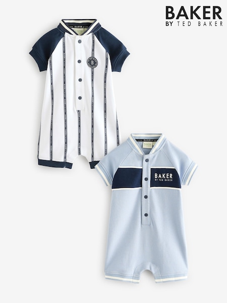 Baker by Ted Baker Varsity Rompers 2 Pack (AC7144) | 54 € - 58 €