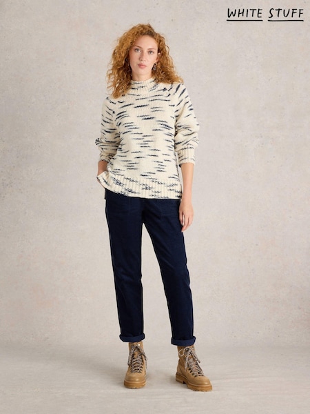 White Stuff Blue Twister Corduroy Trousers (AC7152) | 3,545 UAH