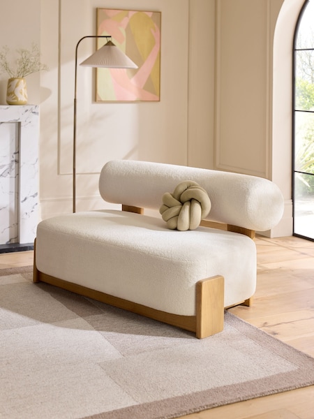Cosy Boucle Ivory Natural Nellie Accent Sofa Chair (AC7183) | €825