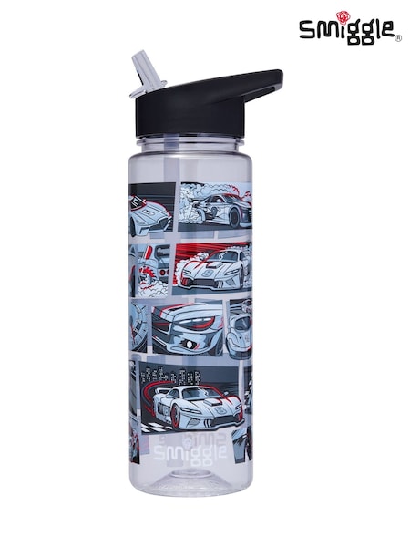 Smiggle Dark Black Limitless Spout Plastic Drink Bottle 750Ml (AC7257) | 65 QAR