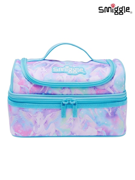 Smiggle Dark Blue Freestyle Double Decker Lunchbox (AC7261) | €27