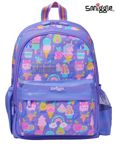 Smiggle Purple Happy Tales Junior Id Backpack (AC7272) | R$ 315
