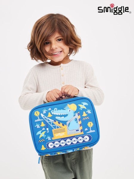 Smiggle Blue Big Dreams Teeny Tiny Square Lunchbox (AC7282) | €18