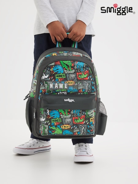 رمادي - Smiggle Happy Tales Junior Id Backpack (AC7290) | ‏191 د.إ.‏