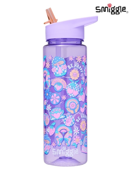 Smiggle Purple Limitless Spout Plastic Drink Bottle 750Ml (AC7294) | €16