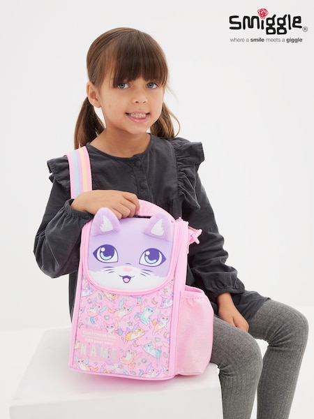 Smiggle Pink Happy Tales Junior Id Lunchbox With Strap (AC7300) | R$ 215