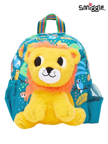 Smiggle Green Big Dreams Teeny Tiny Backpack With Detachable Plush Toy (AC7302) | €37