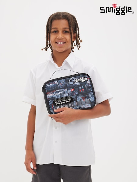 Dark Black - Smiggle Limitless Oblong Attach Id Lunchbox (AC7306) | 11 €
