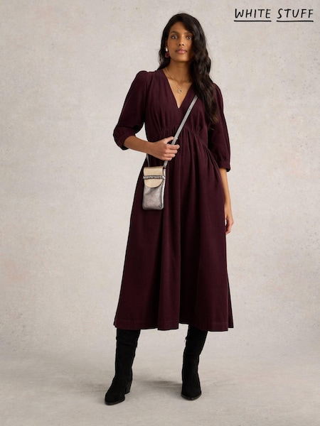 White Stuff Purple Lucy Cord Dress (AC7361) | €35