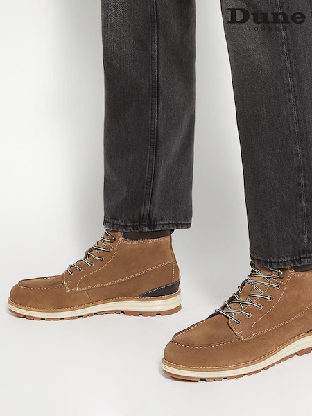 Braun - Standard-Fit - Dune London Trustees Brogue Detail Trainers (AC7372) | 117 €