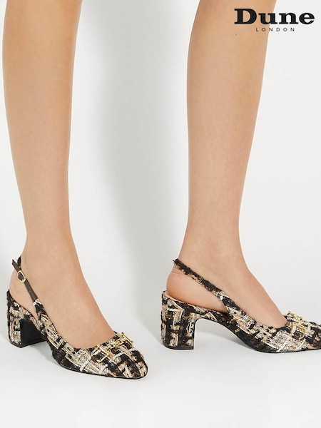 Maro - cu baretă pe gleznă Pantofi din tricot bouclé Dune London Choices (AC7379) | 375 LEI
