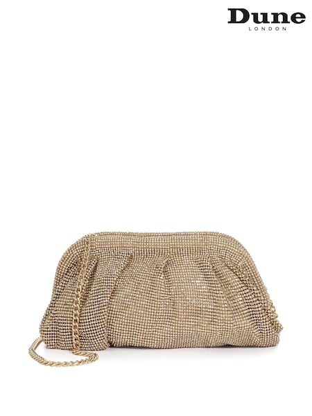 Dune London Gold Elegent Crystal Clutch Bag (AC7424) | kr1 985